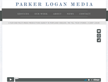 Tablet Screenshot of parkerloganmedia.com
